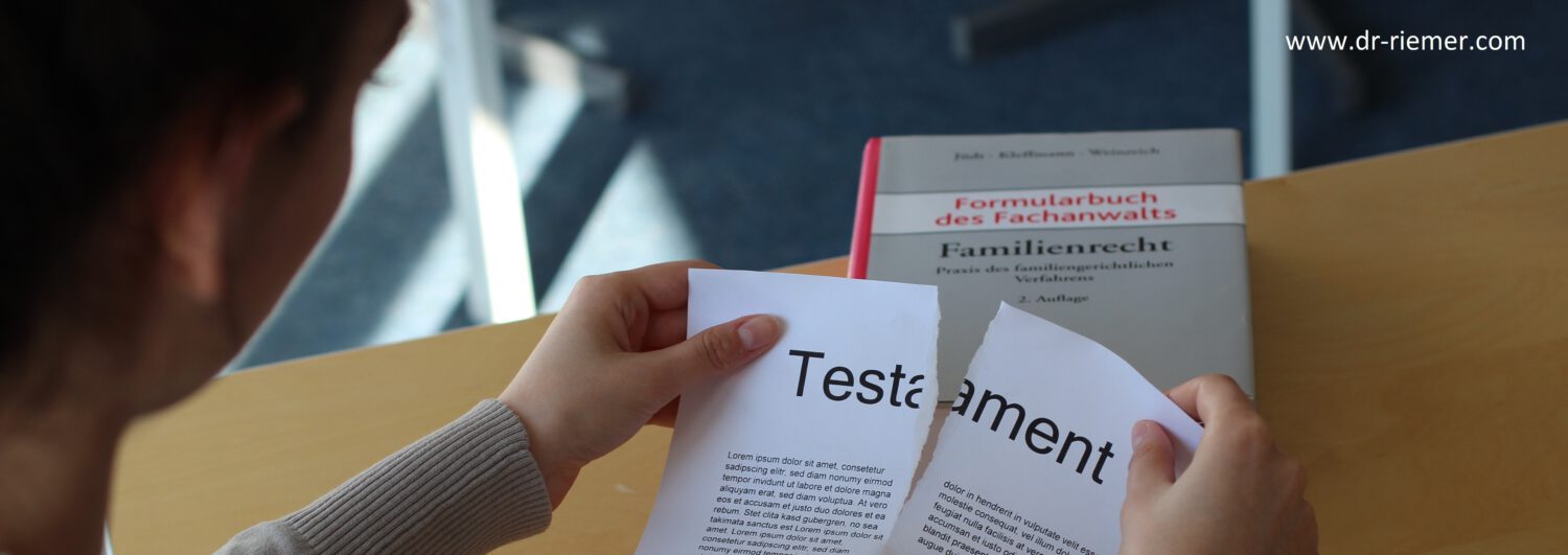Testament zerrissen